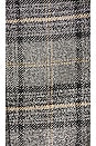 view 6 of 6 Diana Skinny Lapel Blazer in Metallic Multi Plaid