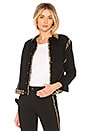 view 1 of 4 Celine Studded Jacket in Saturated Black