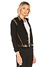 view 2 of 4 Celine Studded Jacket in Saturated Black