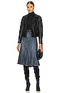 view 5 of 5 Kravitz Fringe Leather Jacket in Black