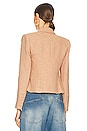 view 3 of 4 BLAZER CORTO CON DOBLE BOTONADURA BROOKE in Praline