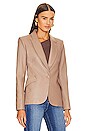 view 3 of 5 Chamberlain Leather Blazer in Chanterelle in Chanterelle Chan