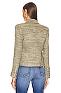 view 3 of 4 Brooke Double-breasted Crop Blazer in Olive Multi