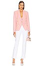 view 5 of 5 Kenzie Double Breasted Blazer in Rose Tan & Tropical