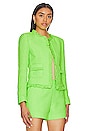 view 2 of 5 Angelina Blazer in Lime Green