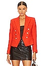 view 1 of 4 Brooke Double Breasted Crop Blazer in Fire Red