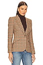view 3 of 5 Chamberlain Blazer in Brown Multi Houndstooth