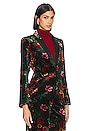view 3 of 5 Chamberlain Blazer in Black Vintage Rose
