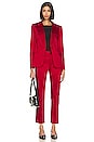 view 5 of 5 Chamberlain Blazer in Dark Tango Red