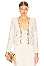 view 1 of 5 Greta Chain Jacket in Champagne & Gold