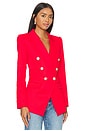 view 2 of 4 Kendi Long Blazer in High Risk Red