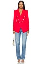 view 4 of 4 Kendi Long Blazer in High Risk Red
