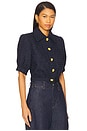 view 2 of 5 Cove Crop Shirt Sleeve Jacket in Midnight