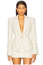 view 1 of 5 BLAZER COM DESFIADO KAISLEY in Vintage White