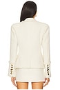 view 3 of 5 BLAZER COM DESFIADO KAISLEY in Vintage White