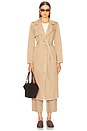 view 2 of 4 Zavia Trench Jacket in Dark Cappuccino