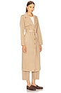 view 3 of 4 Zavia Trench Jacket in Dark Cappuccino