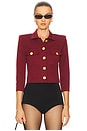view 1 of 5 JAQUETA CURTA JUSTA KUMI in Black Cherry