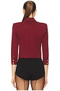 view 3 of 5 JAQUETA CURTA JUSTA KUMI in Black Cherry