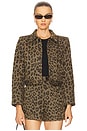 view 1 of 5 BLOUSON COURT MARLA in Tan Multi Leopard
