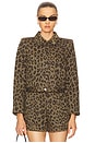 view 2 of 5 BLOUSON COURT MARLA in Tan Multi Leopard