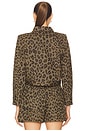 view 4 of 5 BLOUSON COURT MARLA in Tan Multi Leopard