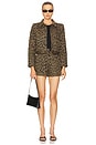 view 5 of 5 BLOUSON COURT MARLA in Tan Multi Leopard