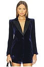 view 1 of 4 SHEILA 턱시도 블레이저 in Midnight & Black
