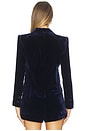 view 3 of 4 SHEILA 턱시도 블레이저 in Midnight & Black