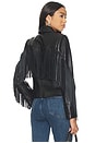 view 1 of 5 Vashti Fringe Blazer in Black
