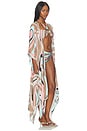 view 3 of 4 Kara Kimono in Abstract Swirl