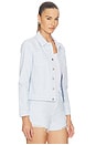 view 2 of 4 Celine Slim Femme Jacket in Pale Mist Blue