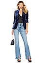 view 4 of 4 Chamberlain Velvet Blazer in Navy