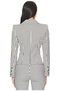 view 3 of 5 Misa Blazer in Ivory & Midnight Stripe