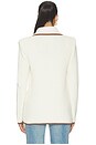 view 4 of 6 Ranch Knit Blazer in Vory & Dark Cappucino