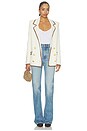 view 5 of 6 Ranch Knit Blazer in Vory & Dark Cappucino