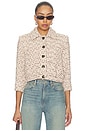 view 1 of 5 CHAQUETA JIA in Ivory & Pink