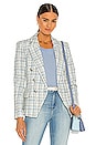 view 1 of 5 VESTE KENZIE in Light Blue Tweed