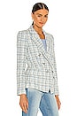 view 3 of 5 VESTE KENZIE in Light Blue Tweed