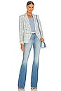 view 5 of 5 VESTE KENZIE in Light Blue Tweed