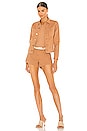 view 4 of 4 CHAQUETA JANELLE in Dark Camel