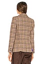view 4 of 5 Chamberlain Blazer in Tan Multi Twill Plaid