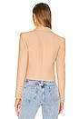 view 4 of 5 Inez Cropped Blazer in Almond