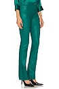 view 2 of 6 PANTALON ENDUIT RUTH in Ocean Teal