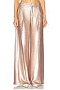 view 1 of 6 Allanah Mid Rise Trouser in Beige Sequin