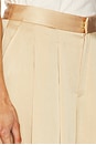 view 6 of 6 Aubrie Mid Rise Wide Leg Pant in Latte