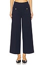 view 1 of 6 Madrid Wide Leg Pant in Midnight & Gold