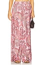 view 1 of 6 Lillian Wide Leg Pant in Mauve French Paisley