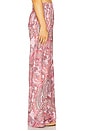 view 3 of 6 Lillian Wide Leg Pant in Mauve French Paisley