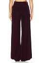 view 4 of 6 Pilar Wide Leg in Dark Port